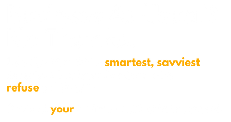 Business as usual? No thanks!